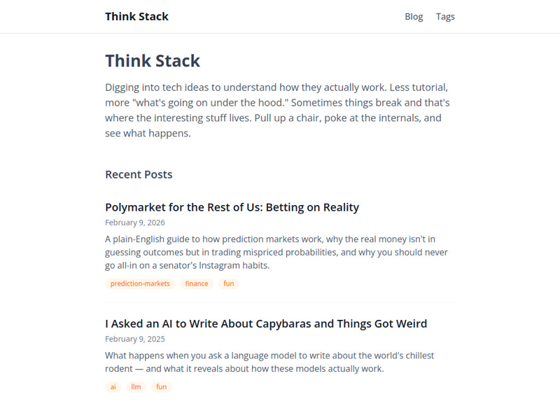 ThinkStack.blog screenshot